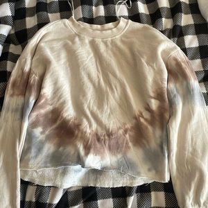 Tie dye long sleeve top